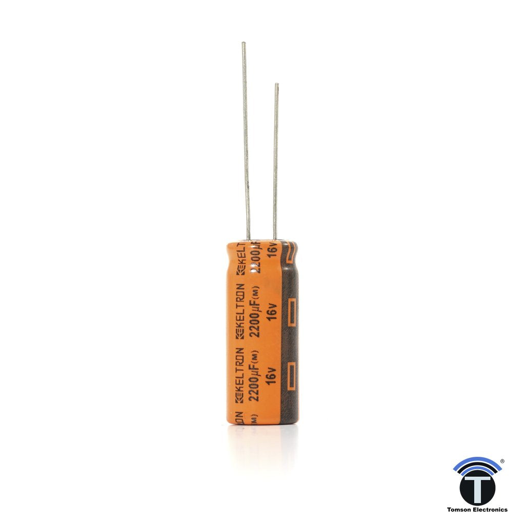KELTRON 2200 uF/16 V Radial Electrolytic Capacitor KELTRON 2200 uF/16 V Radial Electrolytic Capacitor
